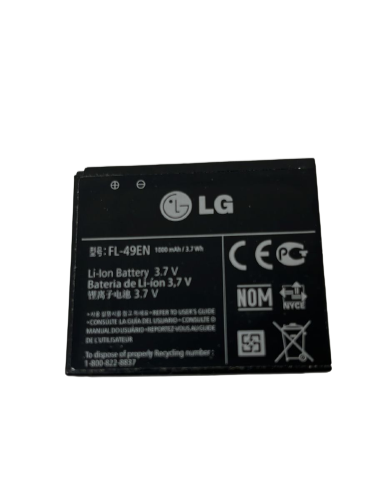 Battery FL-49EN For LG 530G Phone Replacement Original Part OEM 1000mAh 3.7V