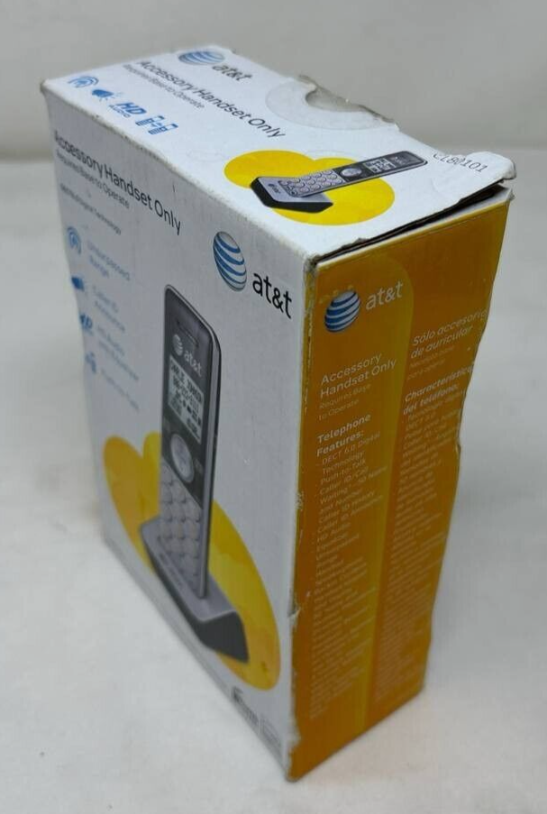 AT&T Accessory Handset CL80101 with Caller ID Call Waiting HD Audio Push to Talk