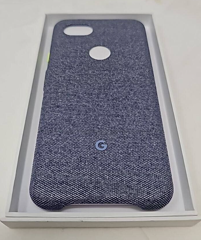 Genuine Case for Google Pixel 3a XL Fabric Protective Back Cover Seascape Navy