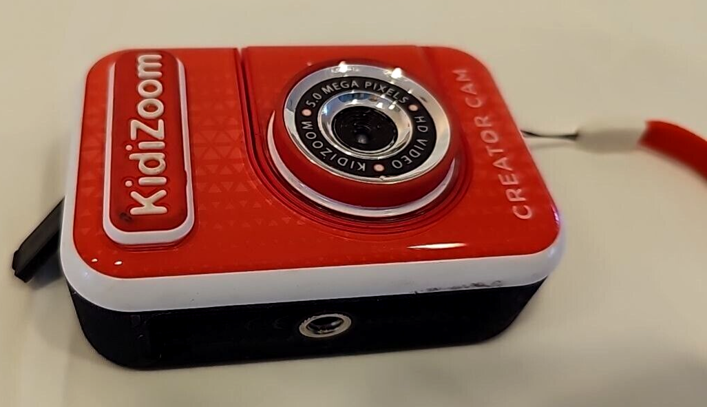 VTech KidiZoom Creator Cam Kids HD Digital Video Camera Creativity Tools Red