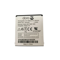 Battery for Doro 533640 Care Clamshell Cell Phone Flip 800mAh 3.7V Replacement