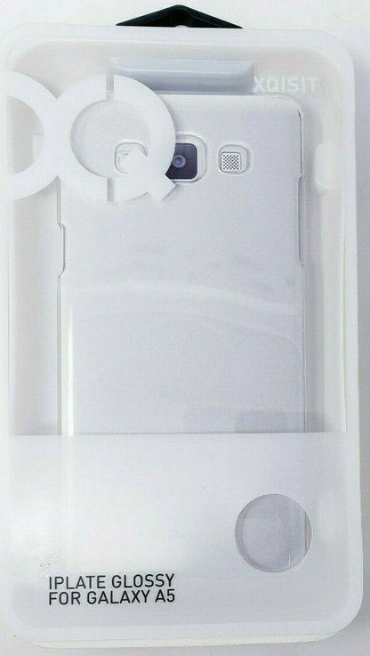 Xqisit Clear Plastic iPlate Glossy Case For Samsung Galaxy A5 Cover White