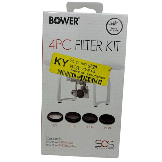 4 Pack Bower Sky Capture Series  Filter for Phantom 3 Professional & Advanced