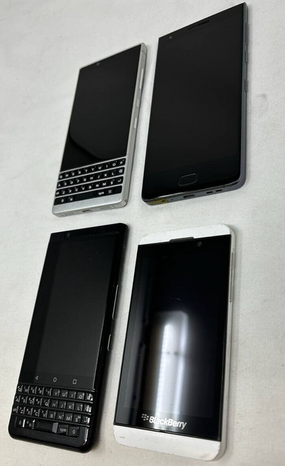 4 Lot BlackBerry Motion Keyone Z10 Key2  As IS Untested Wholesale Mobile READ