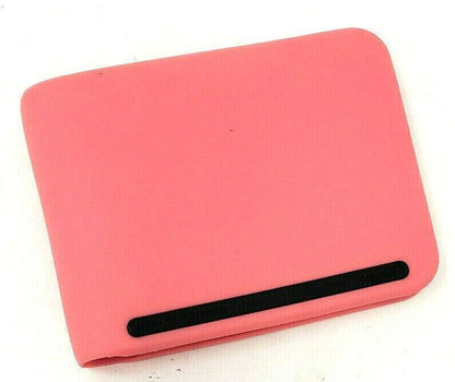 Wallet Water Resistant Silicone Rubber Soft Hot Pink Bills Cards Foldable Fun