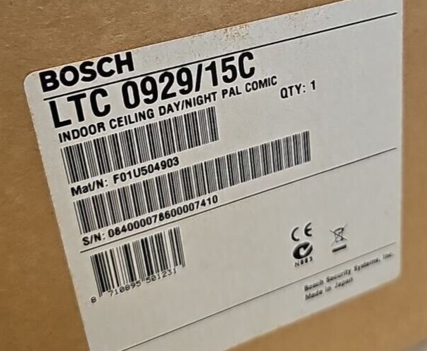 Bosch AutoDome G3 Camera Assembly LTC 0929/15C Indoor 18X Zoom Ceiling Security