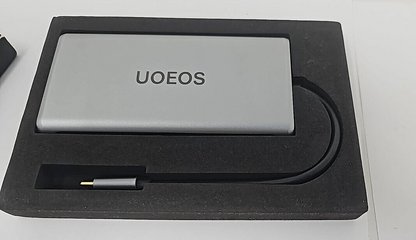 UOEOS 12 in 1 Docking Station USB C Hub Multiport Adapter for Laptop Macbook