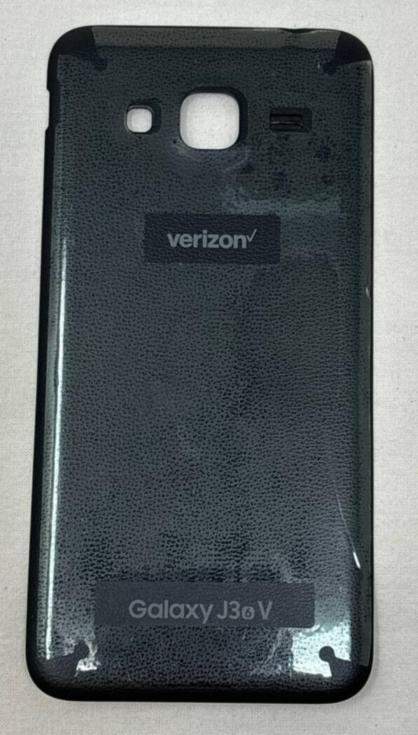 Back Door Replacement Samsung Galaxy J3 6V Verizon SM-J320 Battery Cover Black