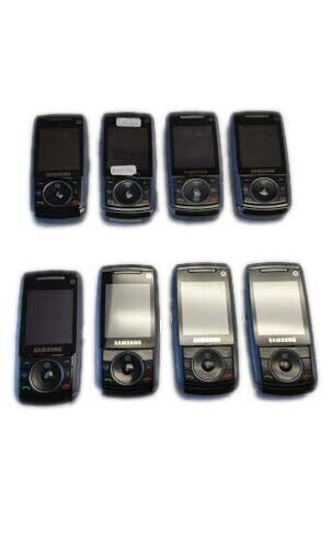 8 Lot Samsung SGH-A736 Cellular Phone GSM 50MB Cellphone Black Locked Wholesale