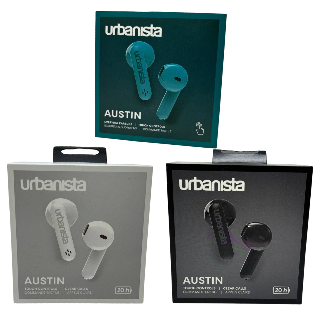 Urbanista Austin True Wireless In Ear Earbuds Portable Bluetooth Headphones IPX4