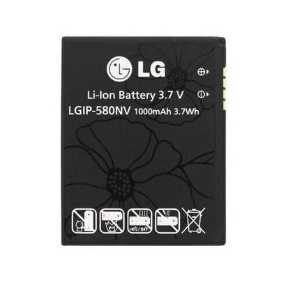 Battery LGIP-580NV 1000mAh 3.7V For LG Chocolate Touch VX8575 AX8575 Original