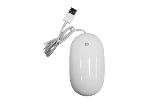 Apple A1152 Wired USB Mighty Optical Mouse MB112LL/B Genuine OEM Mice - White