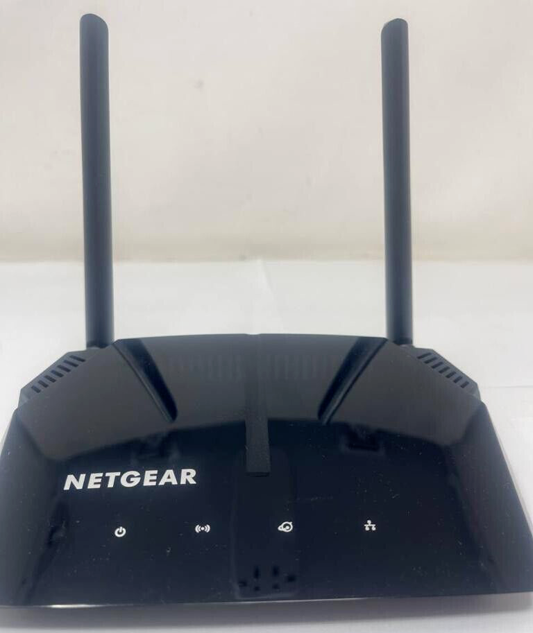 Netgear R6080 Smart WiFi Gigabit Router Dual Band AC1000 NAT Firewall Black Kit