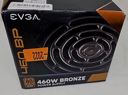 EVGA 460 BP 80+ Bronze Power Supply for Computer 24 Pin 120mm Fan Original 460W