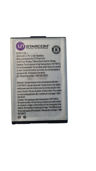 Battery BTR-7126 For UTStarcom CDM-7126 Replacement Part Original 3.7V 900mAh