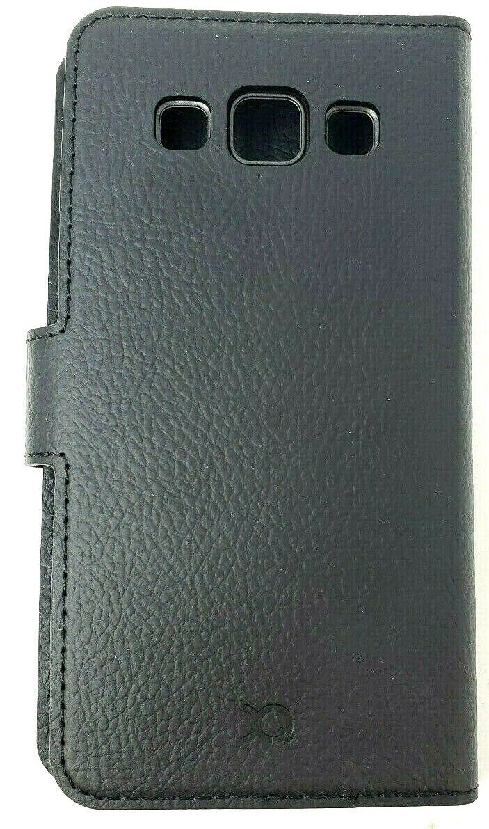 Black Xqisit Slim Wallet Case For Samsung Galaxy A3 Folio Book Cover Original