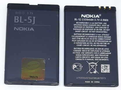 Battery BL-5J 800mAh For Nokia 5228 Nuron 5235 5238 5800 5802 Lumia 521 520 N900