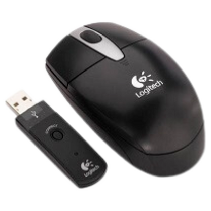 Logitech Optical Wireless Mouse Bluetooth Cordless with USB Dongle for Laptop PC