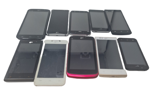 10 Lot MIX phones NYX Mobile Sky HD Lux Fly II A1 Eco Rex Zeuz-HD Orbis Join