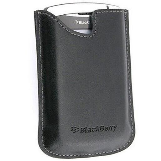 BlackBerry Curve 8300 8310 8320 8330 Leather Pocket RIM Sleeve Pouch Case OEM