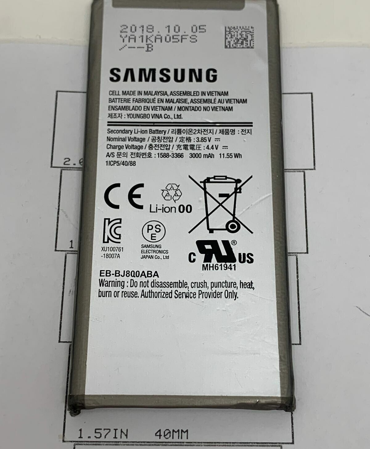 Battery EB-BJ800ABA ABE For Samsung Galaxy J6 SM-J600G J8 A6 SM-A600 A600T A600A