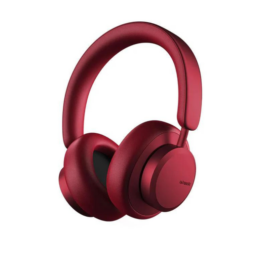 Urbanista Miami Wireless Active Noise Cancelling Headphones Over the Ear Red