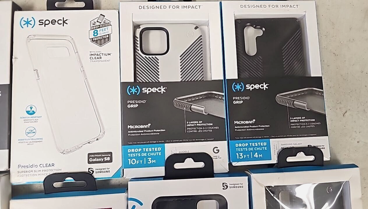 10 Lot Speck Presidio Phone Cases for Samsung Galaxy Google Pixel Wholesale Mix