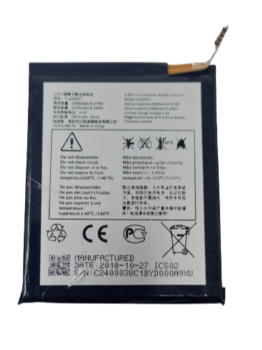 Battery TLP024C1 For Alcatel ZIP A577VL 5059R 5059Z A502DL 5046G 5080A 2460mAh