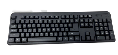 iMicro 104 Key Pad Wired USB Ergonomic English Quite Keyboard for Windows Mac