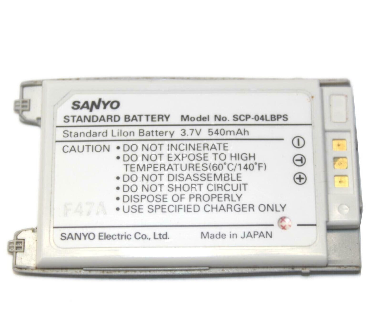 Battery For Sanyo SCP-04LBPS Genuine Standard Li-Ion Replacement 3.7V External