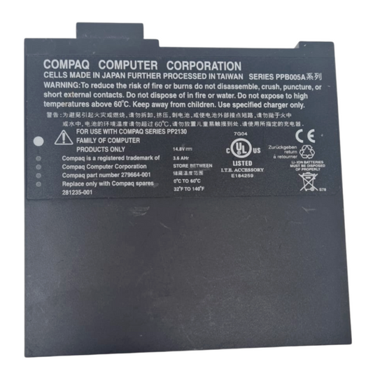 Laptop Battery 279664-001 For Compaq HP Evo N100 N160 Presario 2800T PP2130 OEM