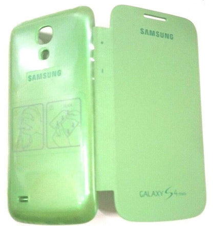 Green Flip Cover For Samsung Galaxy S4 Mini i9190 i257 i9192 i9195 Folio Case