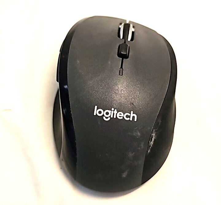 Logitech Marathon Wireless Bluetooth Mouse Optical Fast Scrolling Ergonomic Dark