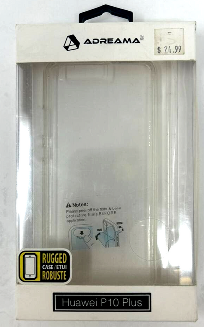 Adreama Clear Protective Case Transparent Cover for Huawei P10 Plus VKY-AL00