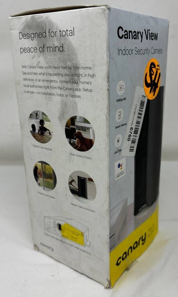 Canary View 1080p Indoor Security Camera Wi-Fi Home Wireless Surveillance OEM