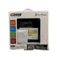 I/OMagic 8x Slim Portable DVD±R/RW MP3 CD External Dual Format USB 2.0 Drive