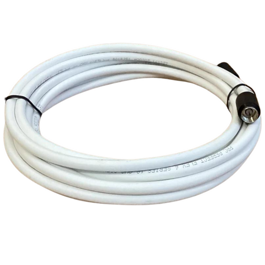 PPC White 6 Series 18 AWG Coaxial Cable for Internet HD TV Satellite Antenna