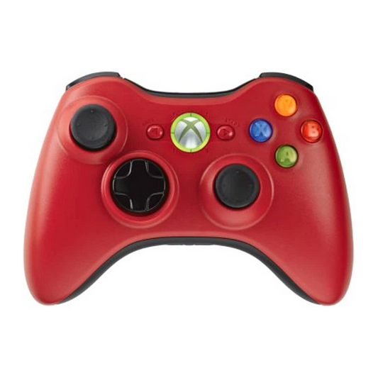 Genuine Microsoft Xbox 360 Wireless Controller Joystick Gamepad Game X801769 Red