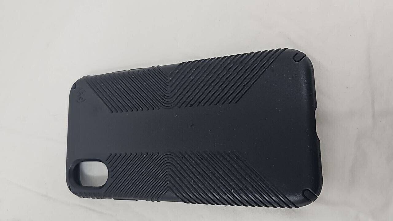 Speck Presidio Grip Case for Apple iPhone X XS Back Cover Carbon Black Matte