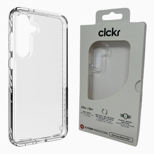 CLCKR G-Form Diamond Case for Samsung Galaxy S24 Plus Shockproof Clear Cover