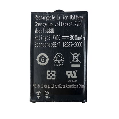 Battery For Cricket ZTE J88B J88 800mAh 3.7V Replacement Part - 2VDC