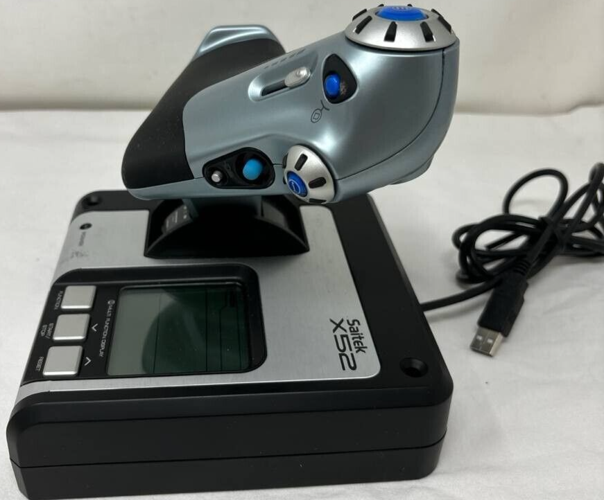 Logitech Saitek X52 Throttle & Stick Flight Control System Simulation Controller