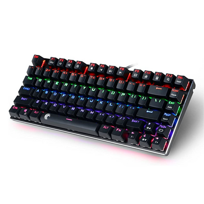 HUO JI Super Scholar Z88 Mechanical USB Gaming Keyboard RGB Wired Windows Mac PC