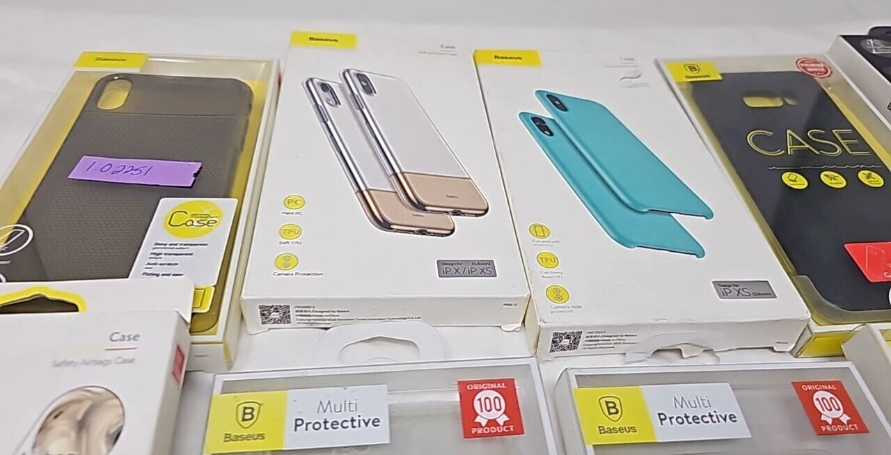 10 Lot Baseus Case for iPhone X XS XR 7 8 Samsung Galaxy S8 Wholesale Deal OEM