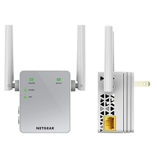 NetGear EX3700 WiFi Range Extender Internet Booster Amplifier AC750 Wall In