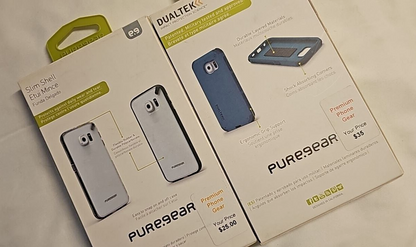 Lot of 2 Puregear Dualtek Rugged Case Samsung Galaxy S6 Light Blue SM-G920