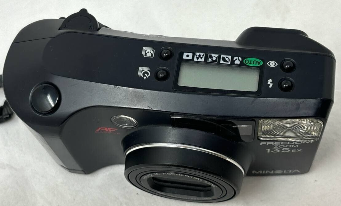 Minolta Freedom Zoom 135EX Digital Camera 35mm Point Shoot Automatic Film READ