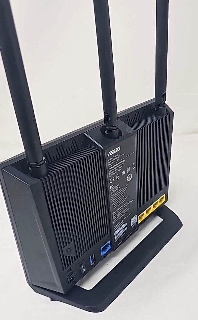 Asus RT-AC65 WiFi 5 Router Fast Internet Gigabit with MU-MIMO AC1750 Black