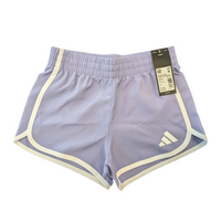 Girls Adidas Athletic Shorts Size S 7 8 Woven Elastic Waist Pacer Lightweight