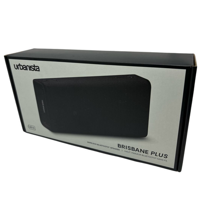 Urbanista Brisbane Plus Wireless Speaker Bluetooth Portable Stereo IPX5 Black